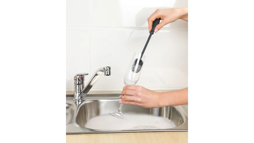 WENKO Silikon Spülbürste Sia 25cm Grau