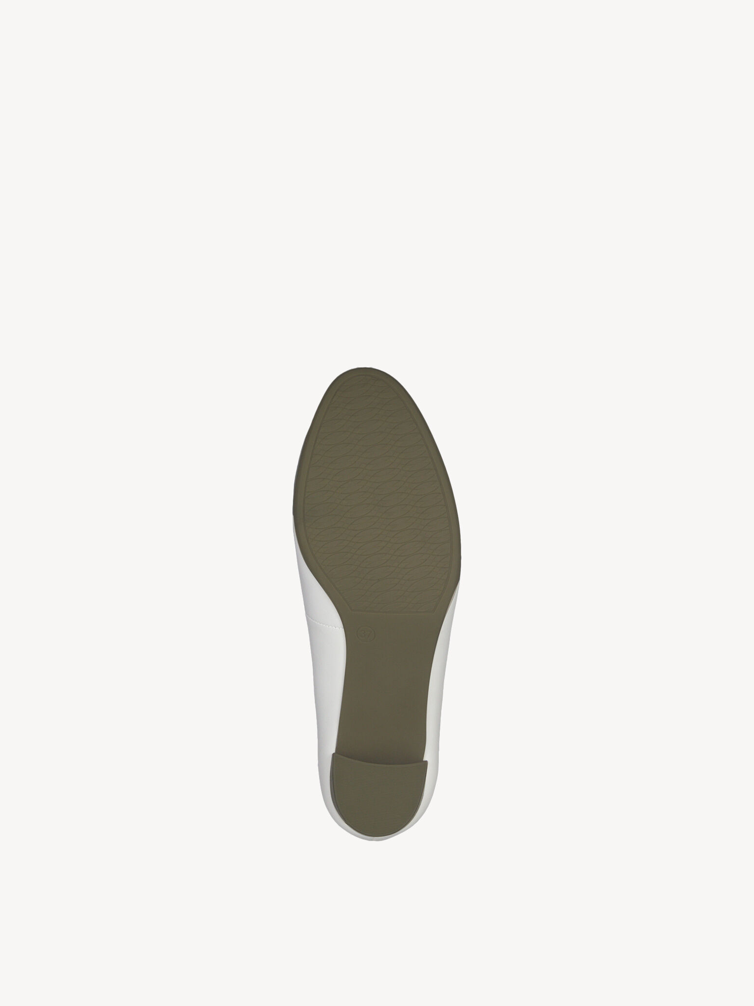 Escarpin en cuir - blanc