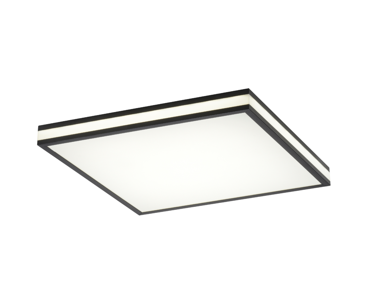 LED Deckenleuchte Mario Black 45 x 45 cm