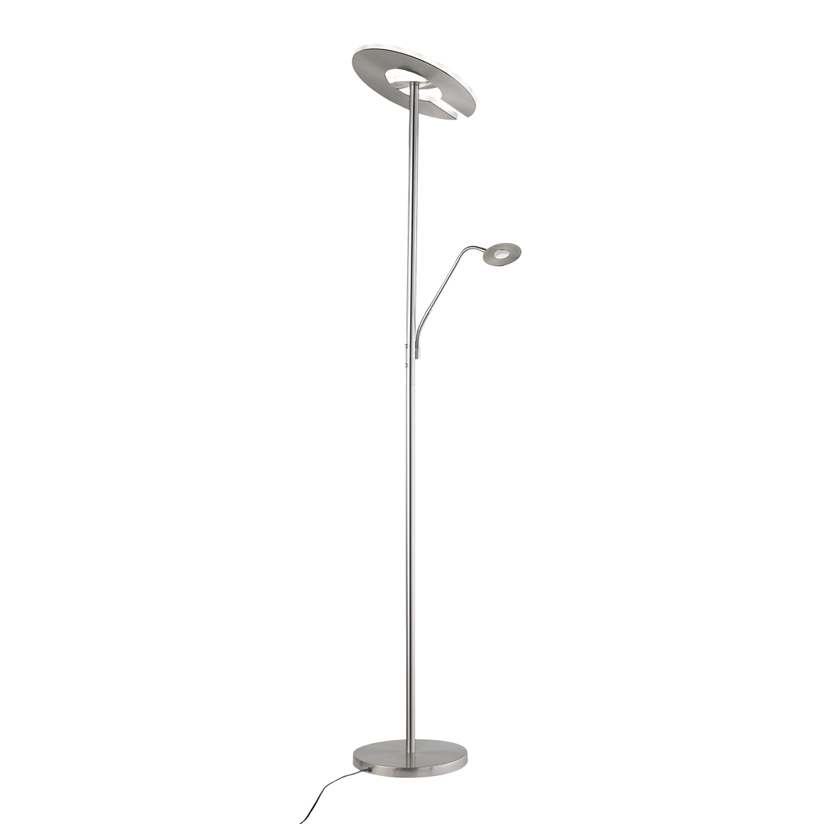 Fischer & Honsel 2-flg LED Fluter Dent-TW Nickel