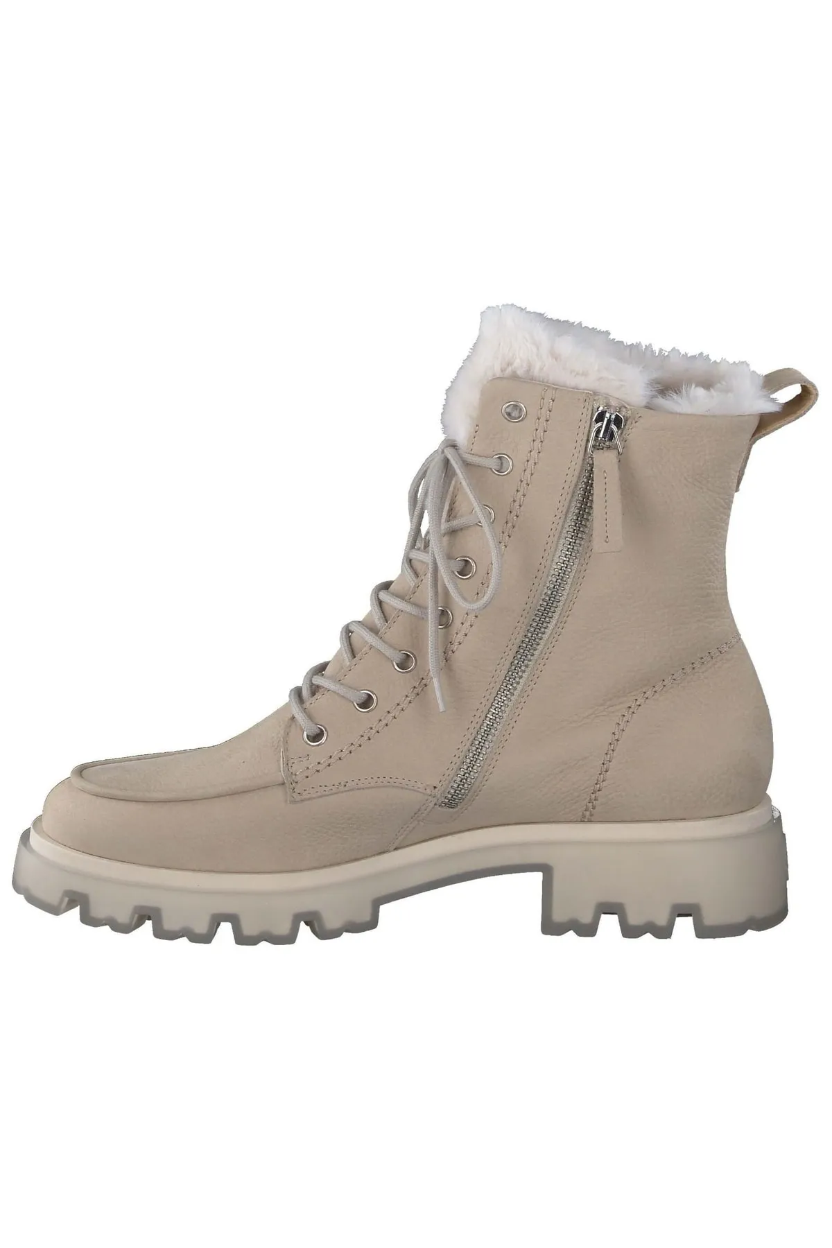 Paul Green  Stiefelette - Beige - Blockabsatz