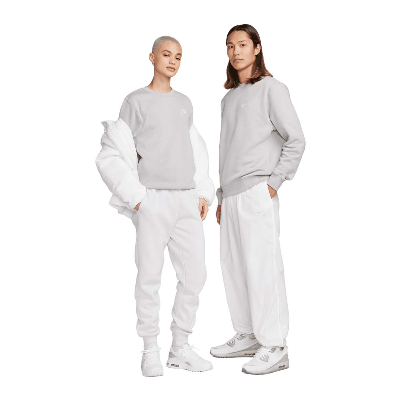 Nike Club Crew Sweatshirt Grau F077
