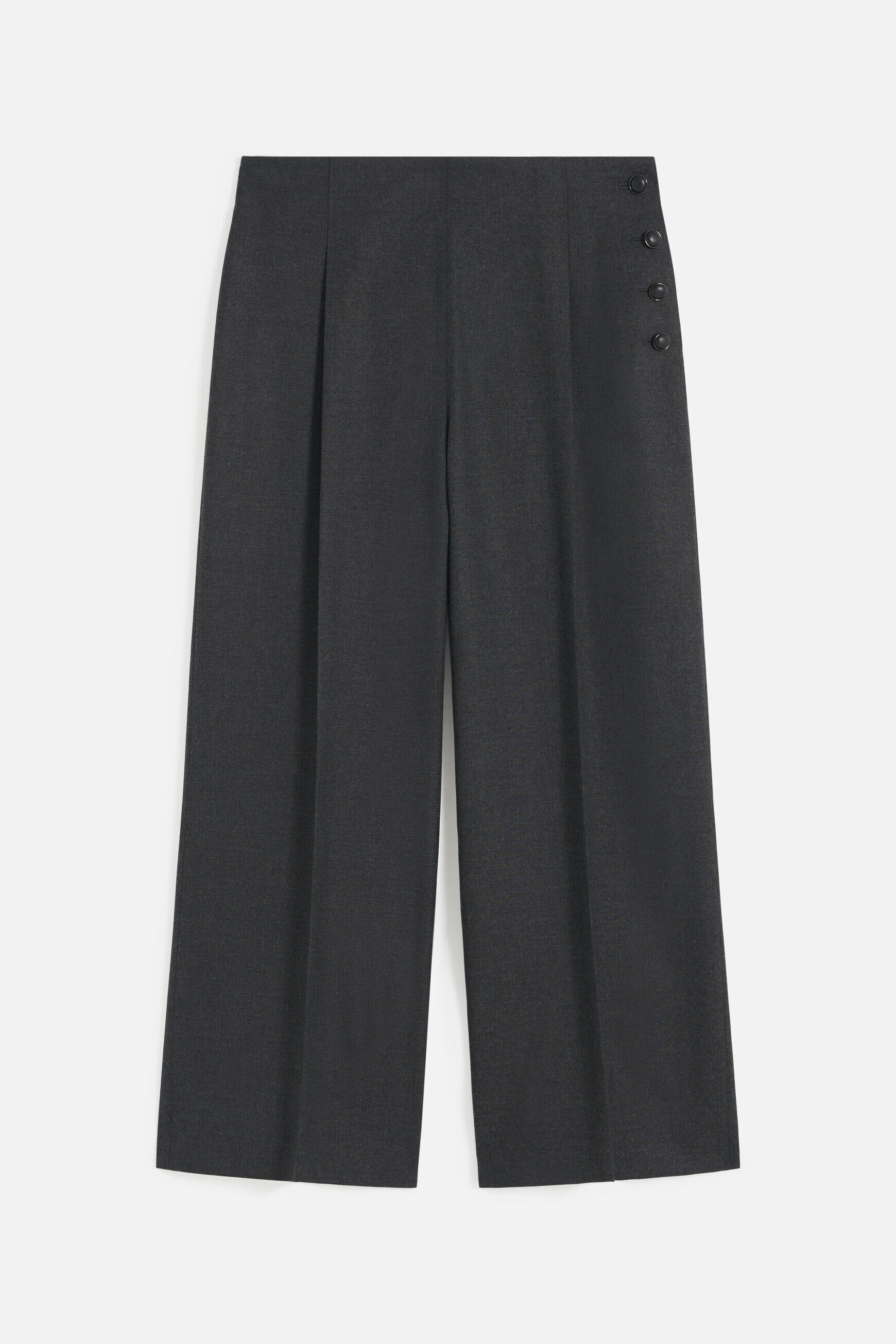 Pantalon pony gris fonce femme