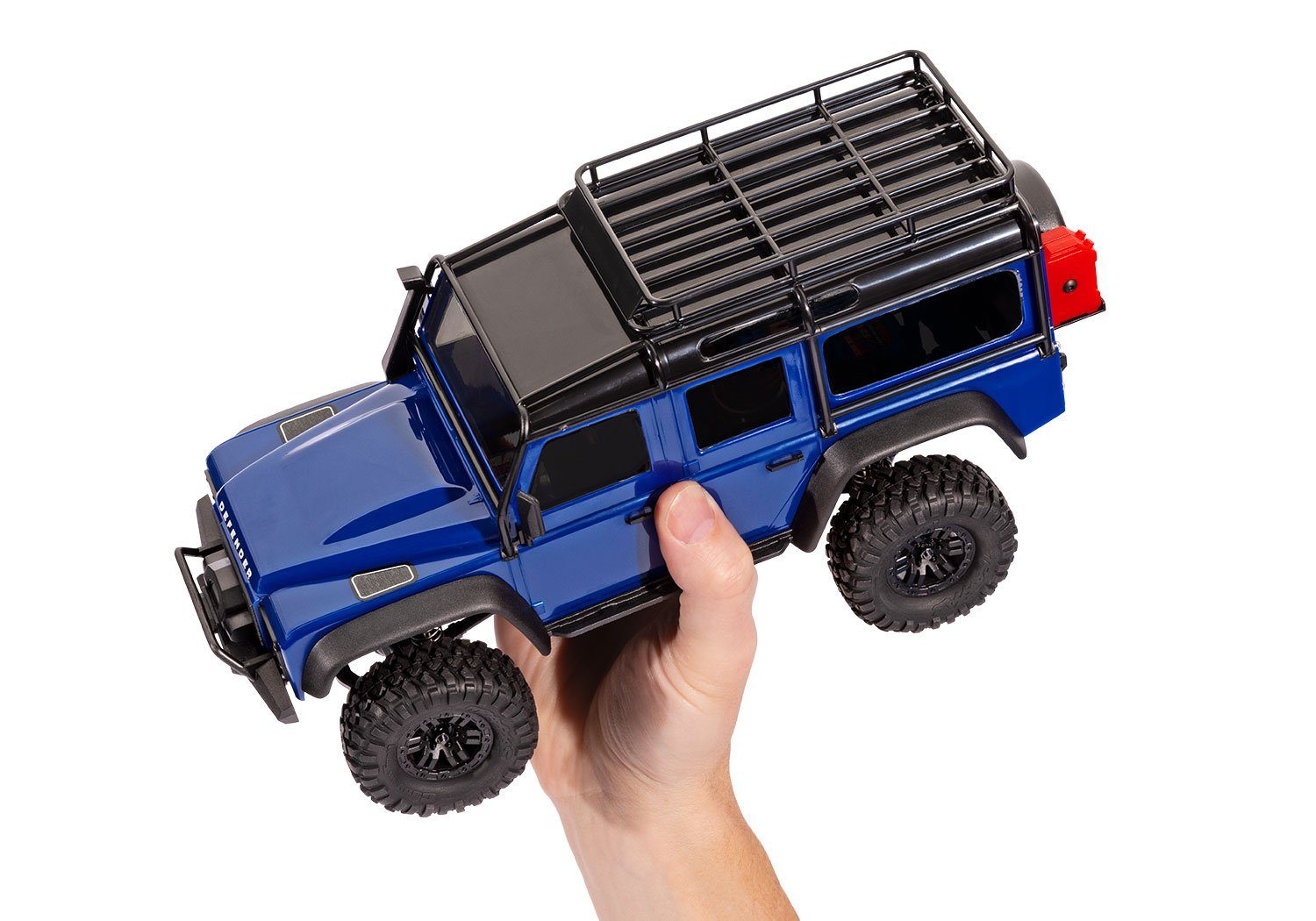 Traxxas RC-Monstertruck Traxxas TRX-4m Crawler LR Defender 4x4 sil RTR 1:18 Akku, Ladegerät