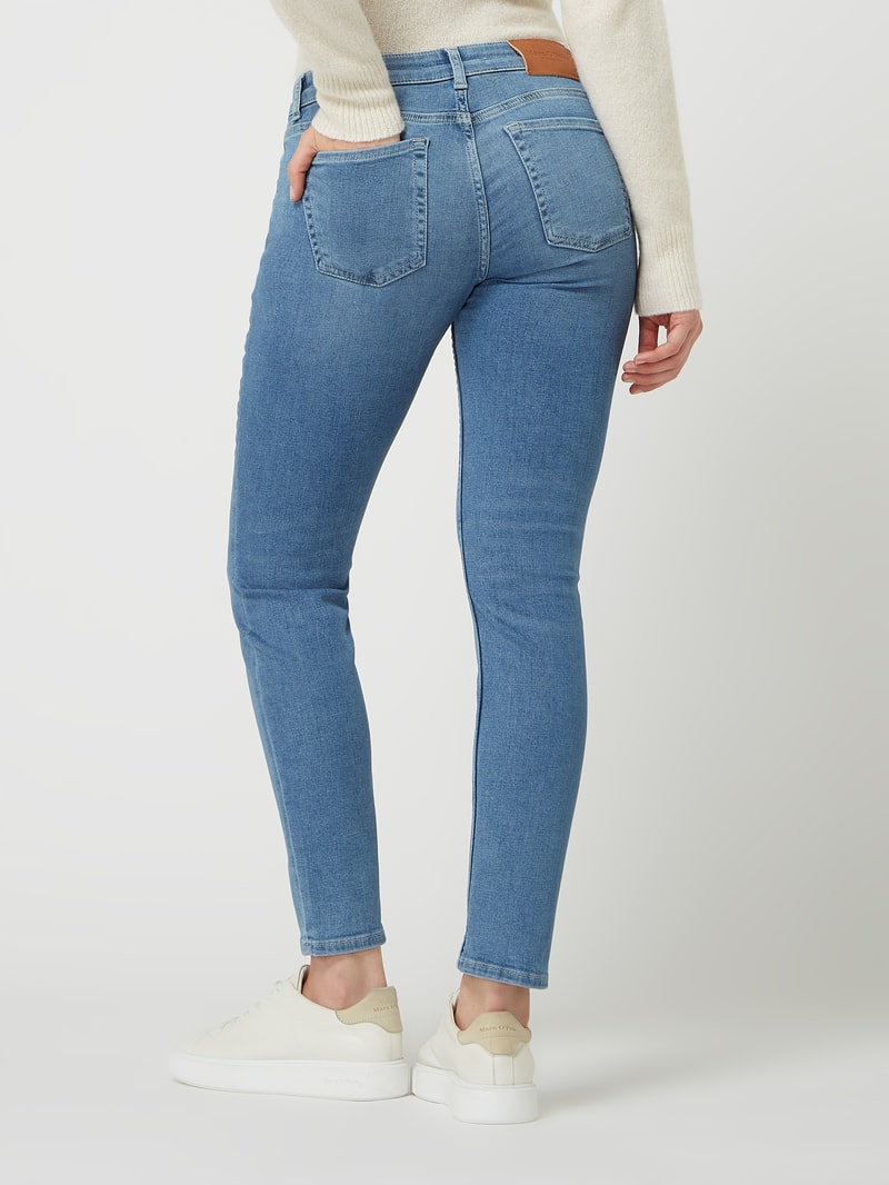 Slim Fit Jeans mit Stretch-Anteil Modell 'Alby' in jeans