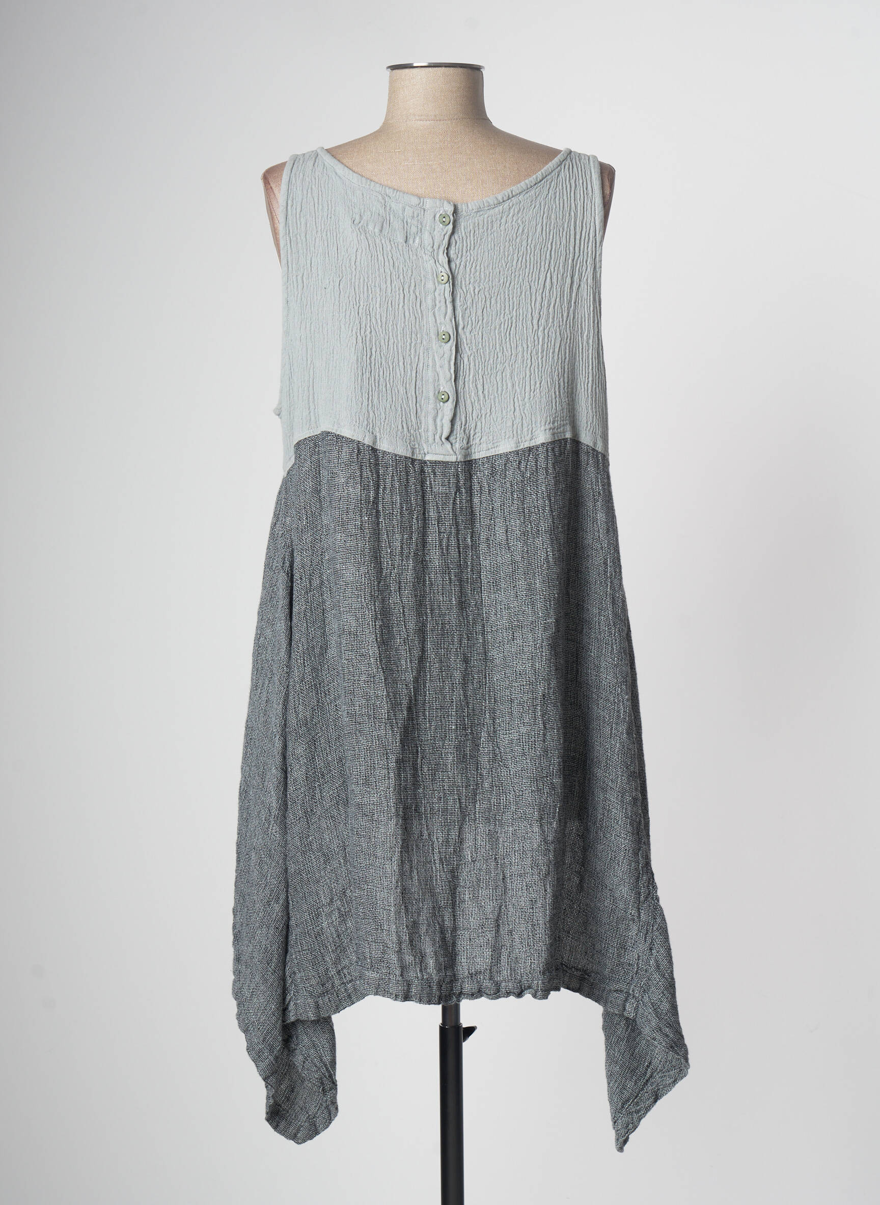 Grizas Tuniquesansmanche Femme couleur gris