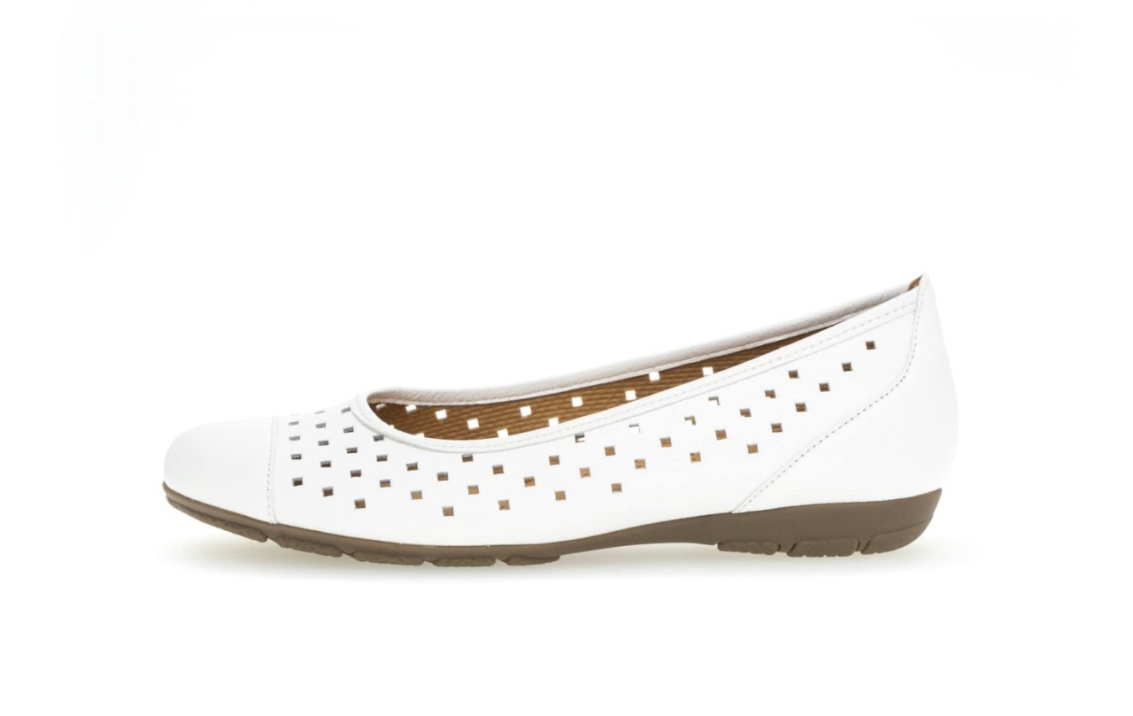 GABOR Ballerinas weiss Gabor Fashion Sportlicher Ballerina 24.1