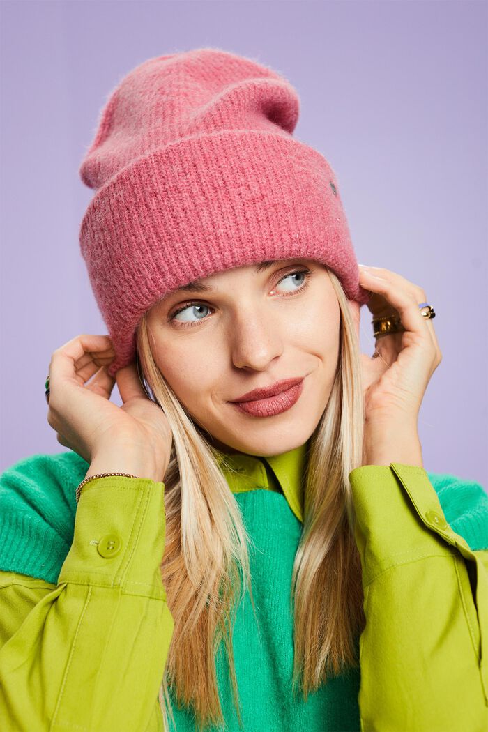 Rippstrick-Beanie