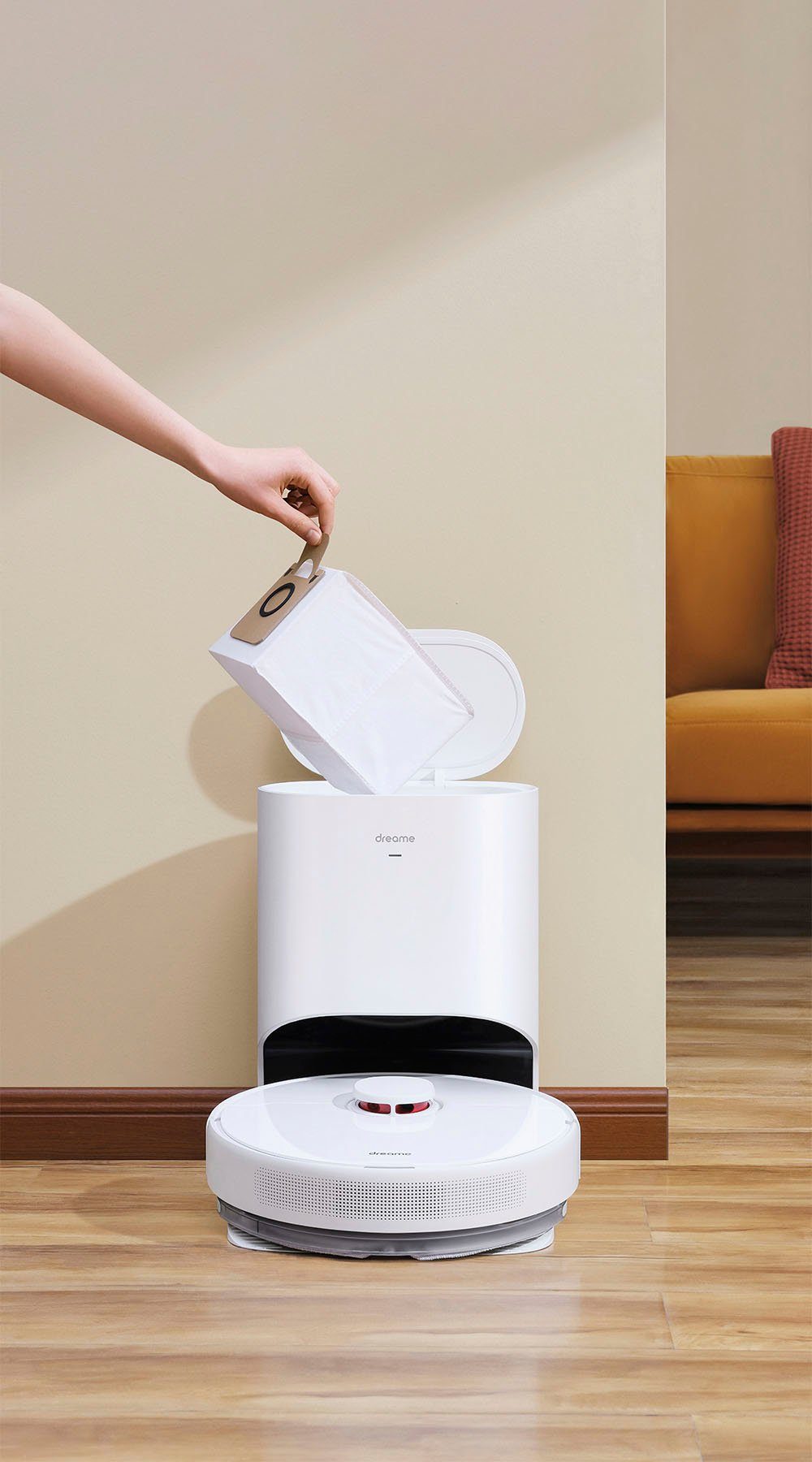 dreame Saugroboter Dreame D10 Plus;, 46 W, mit Wischfunktion und Absaugstation