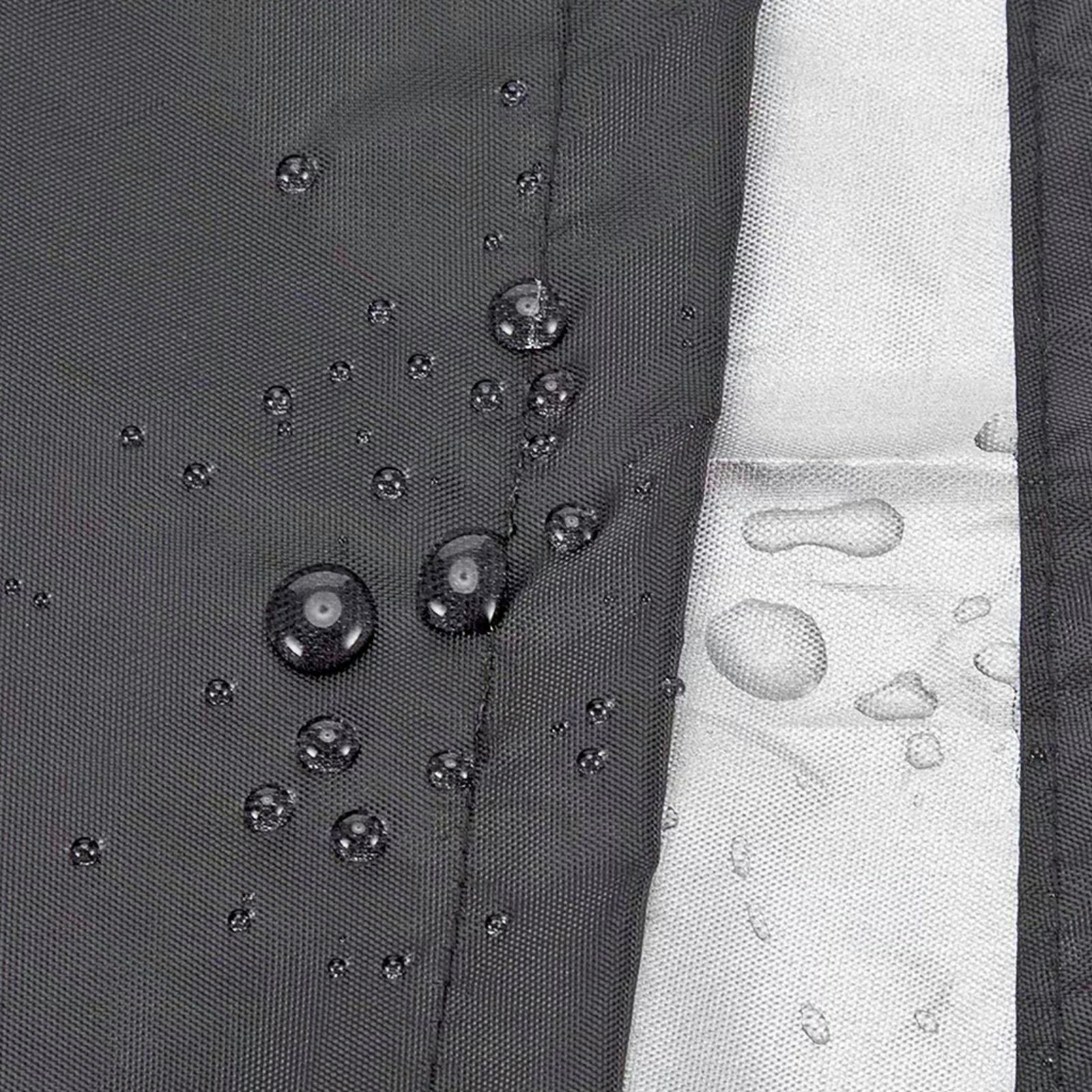 SVITA Strandkorb-Schutzhülle Schutzhülle, Robust, pflegeleicht, 210D Oxford-Polyester, Schwarz