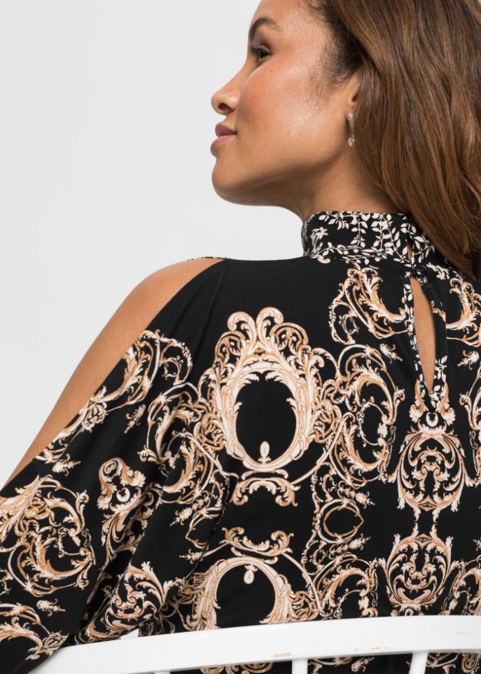 Cold-Shoulder-Kleid
