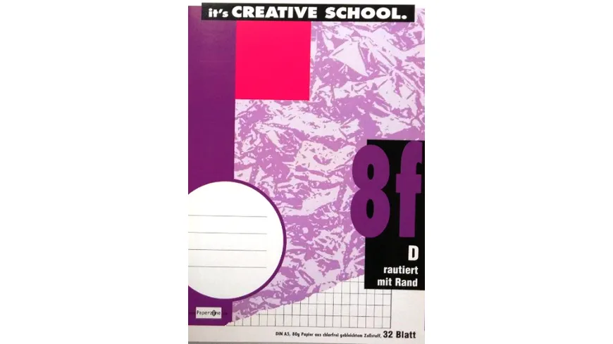 PAPERZONE Heft A5 Lineatur 8f 32 Blatt