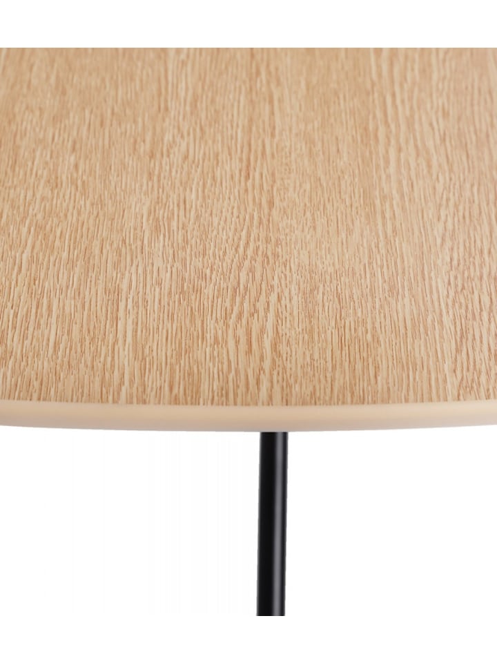 KADIMA DESIGN Schreibtisch aus Eichenholz mit Metallgestell | Minimalistisch in Beige günstig kaufen onesize