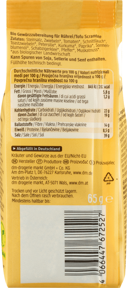 Rührei Gewürzmix, 65 g