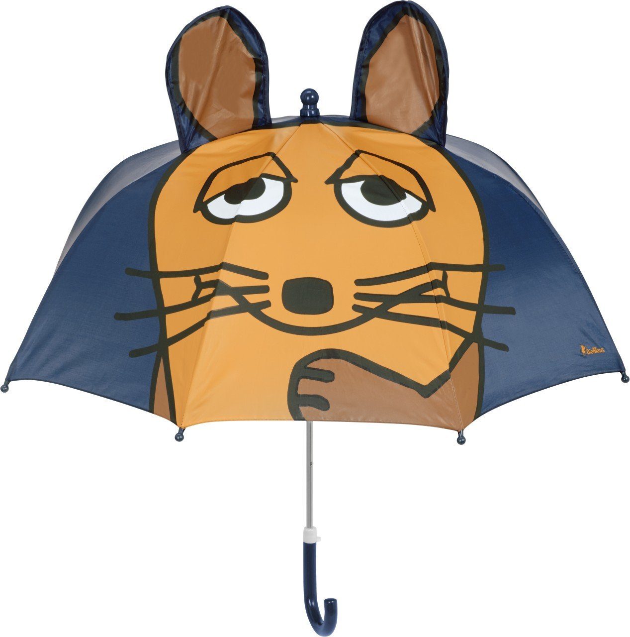 Playshoes Stockregenschirm 3D Regenschirm DIE MAUS