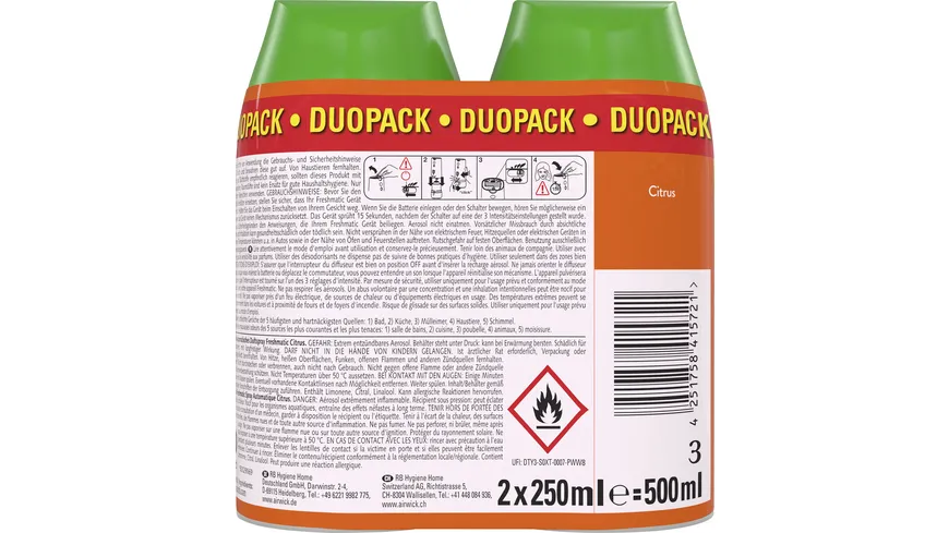 Air Wick Duopack Citrus 500 ml