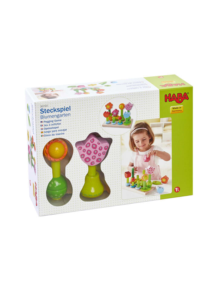 Haba Steckspielzeug Steckspiel Blumengarten in mehrfarbig günstig kaufen onesize