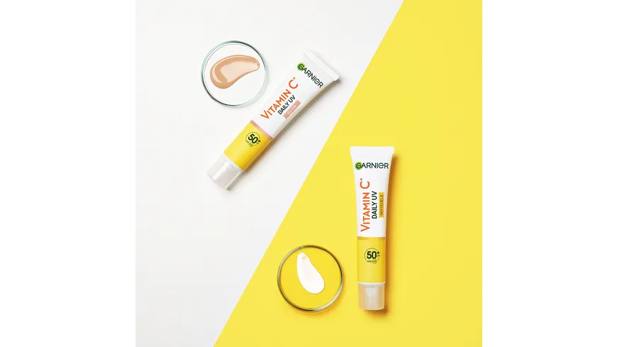 Garnier SkinActive Vitamin C Tägliches Sonnenfluid Invisible LSF 50+ 40 ml