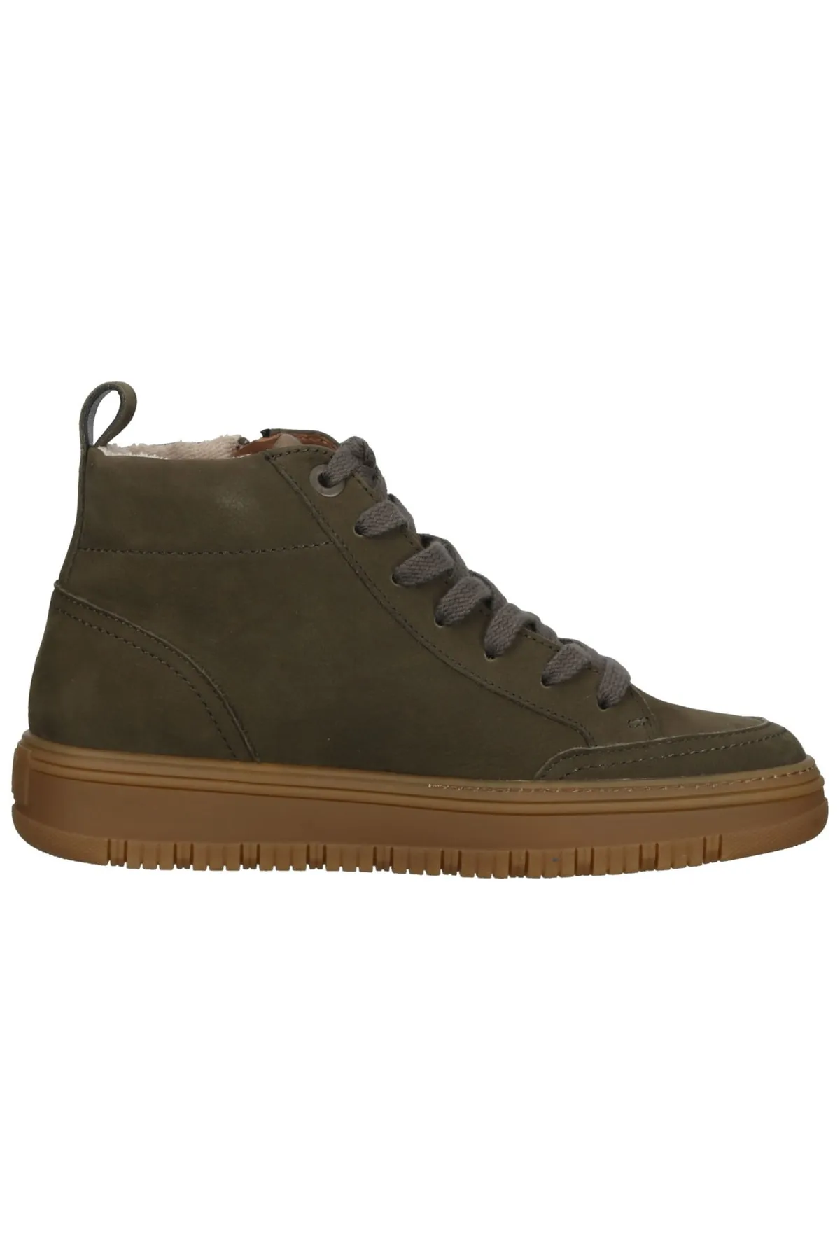 Paul Green  Sneaker - Khaki - Flacher Absatz