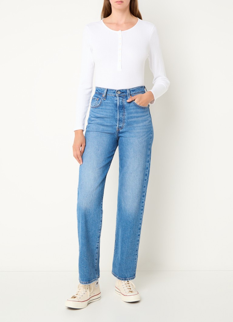 Μπλούζα Levi's Dry Goods με ριμπ ύφανση