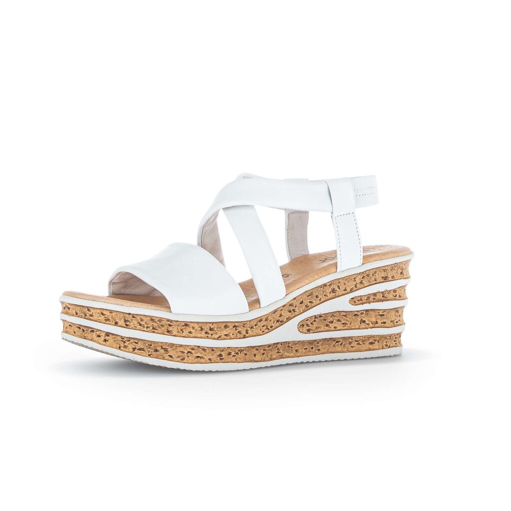 Gabor fashion Keilsandalette weiß