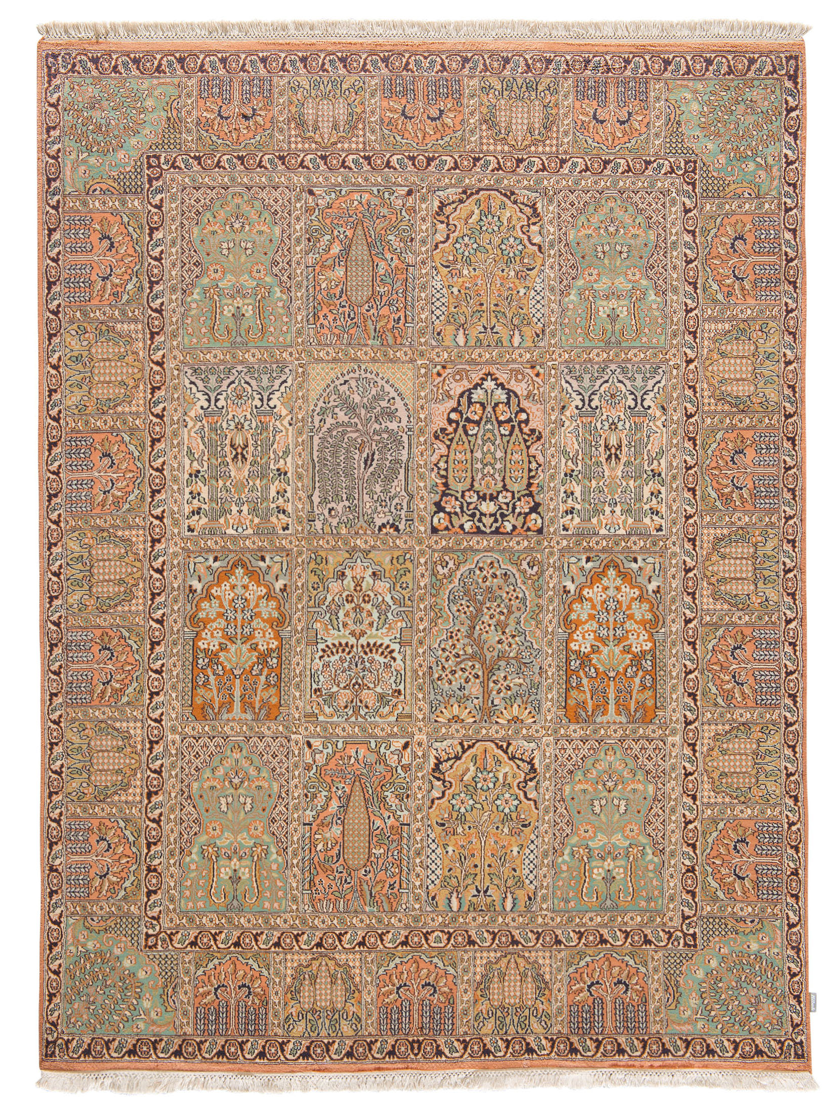 Kaschmir Seide 18/18 ca. 157 x 216 cm, Unikat / Einzelstück