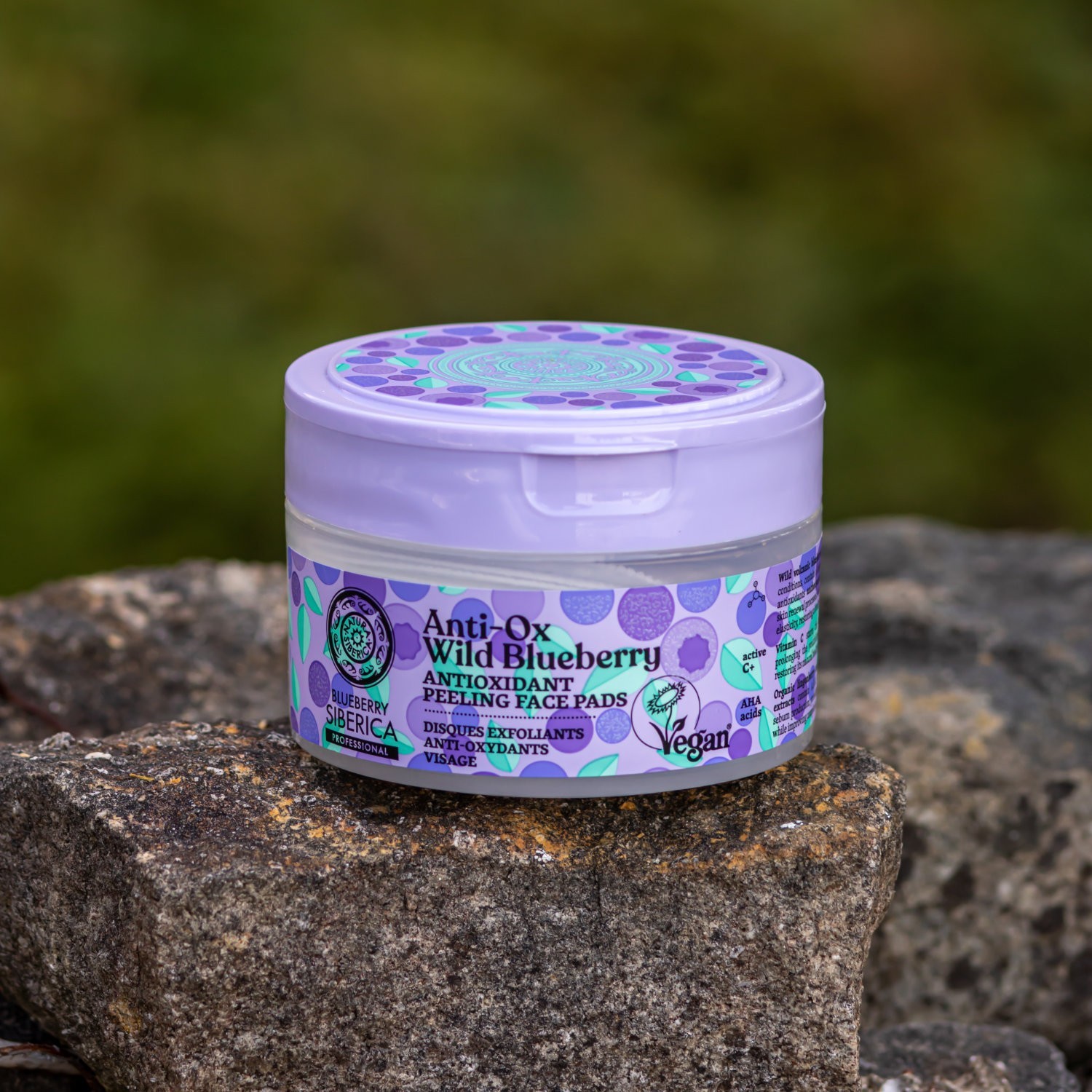 Natura Siberica Blueberry Siberica Disques Exfoliants anti-oxidants