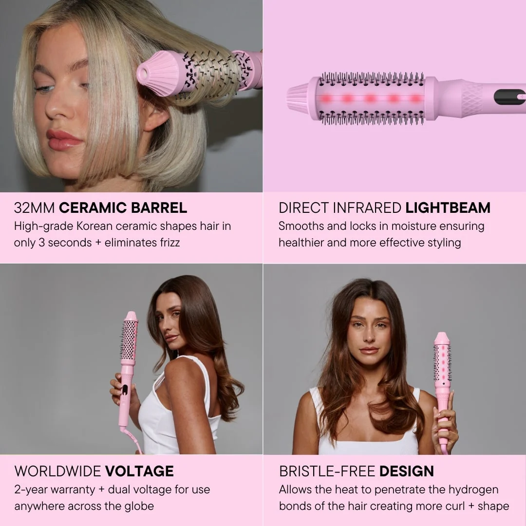 Cepillo térmico infrarrojo para el cabello - Cepillo eléctrico para el cabello
