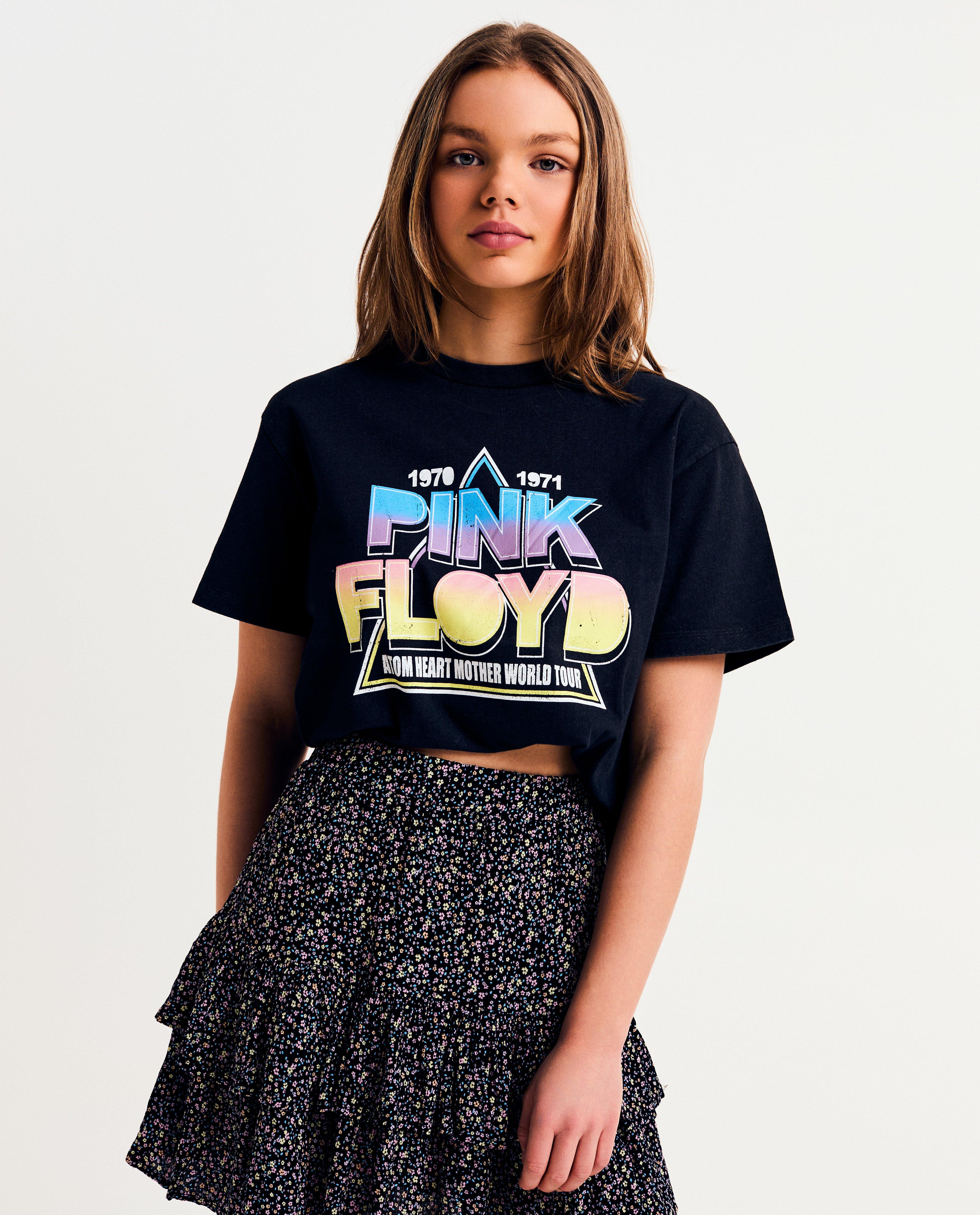 Tricou Pink Floyd negru, stil Groggy