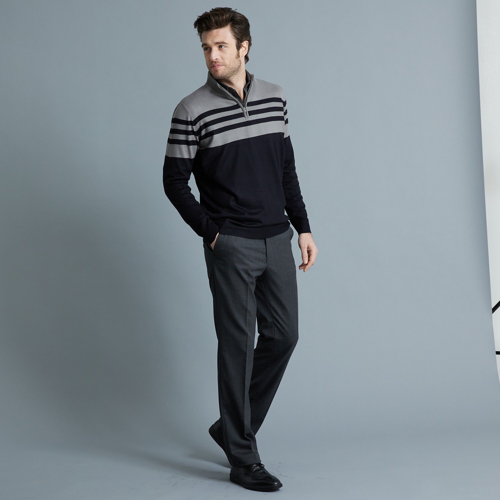 Pantalon taille réglable sans pince
