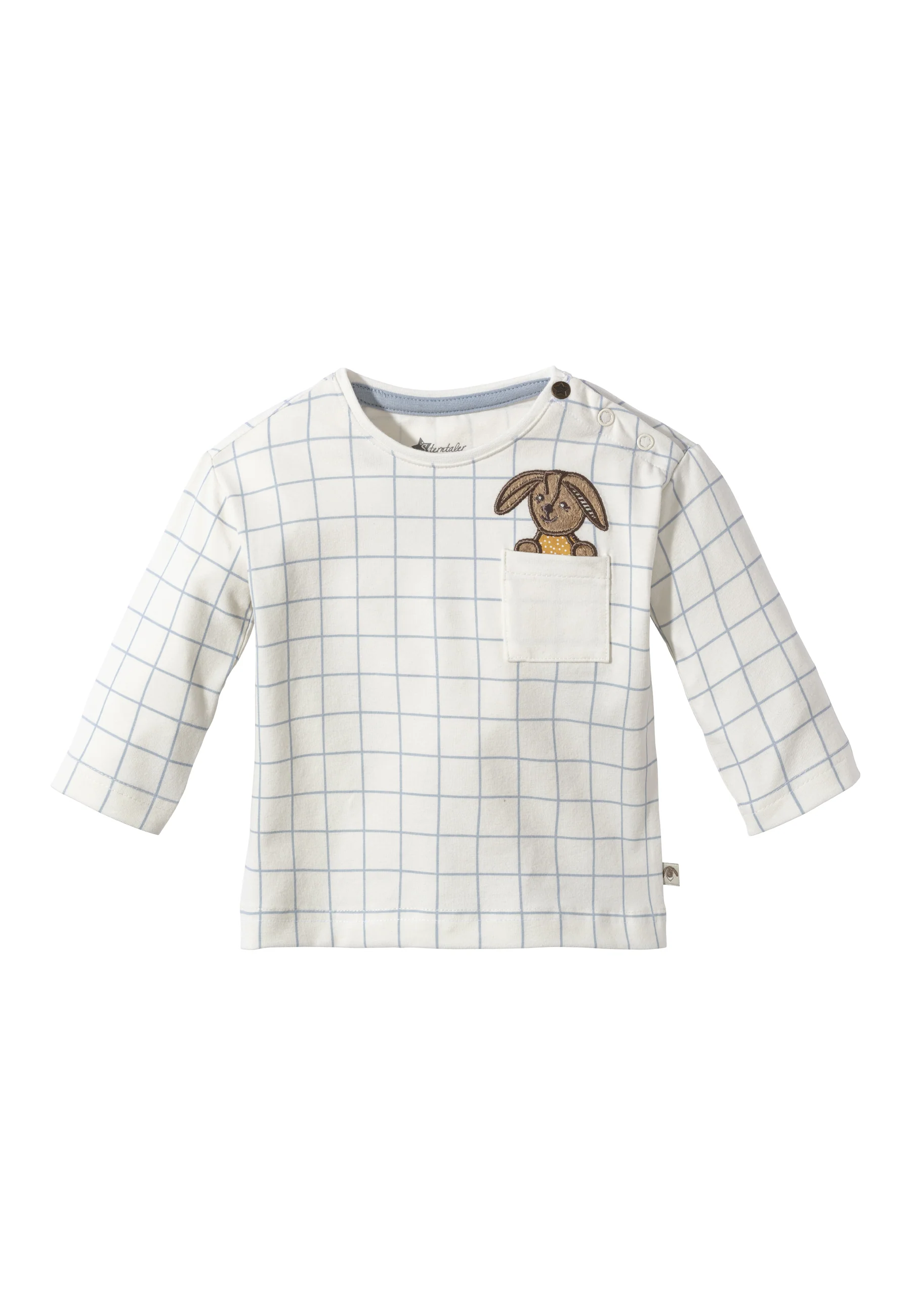 Shirt Hase Happy in einem modischem Karomuster