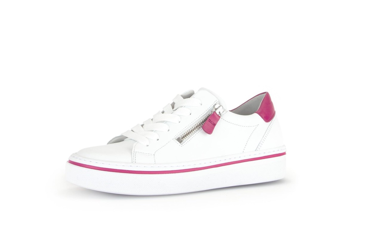 GABOR Freizeit Schnürer weiss Gabor Fashion Sneaker low 43.264.20 weiß