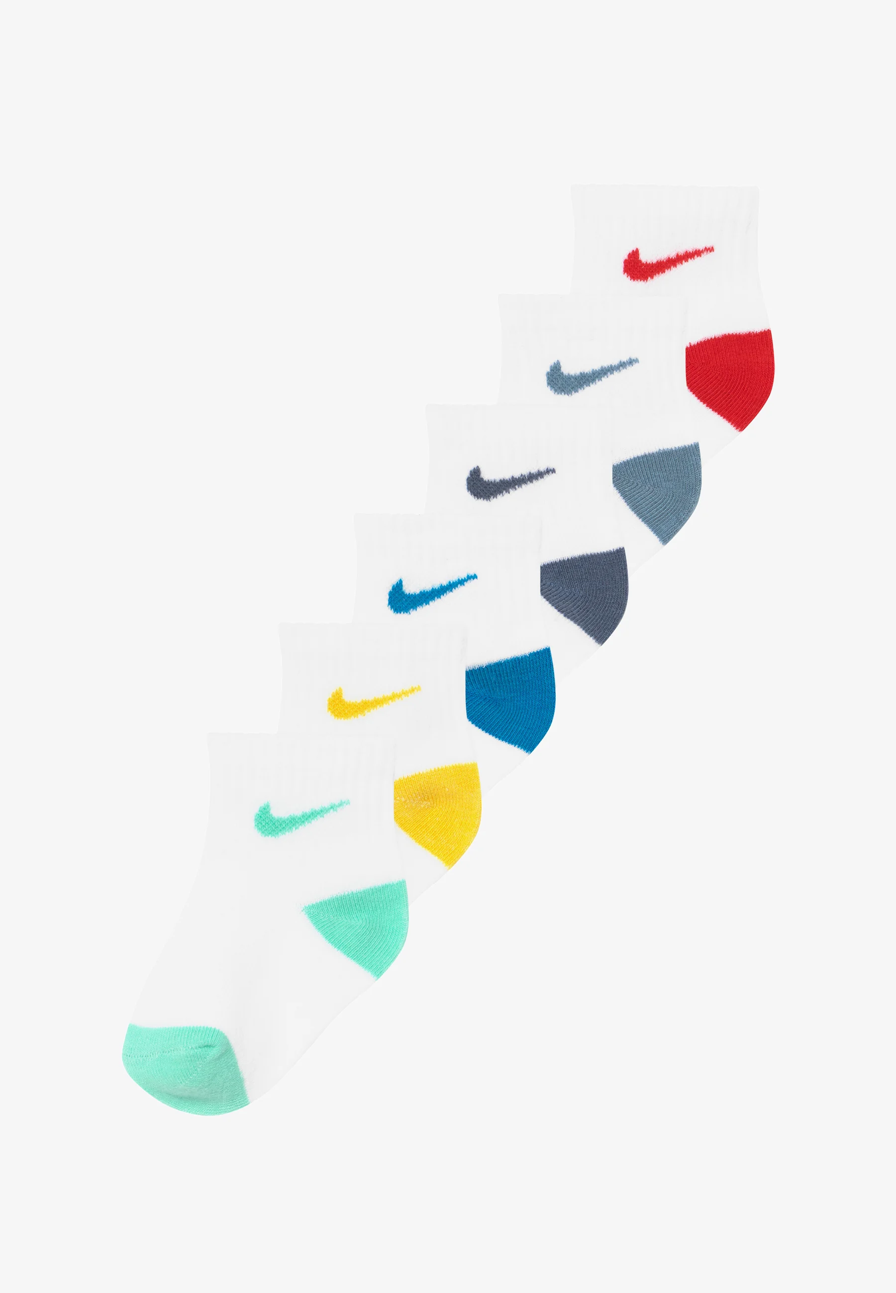 Nike Sportswear - Calcetines tobilleros para bebé (paquete de 6)