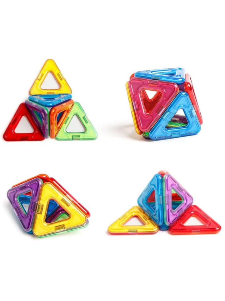 MAGNIKON Magnetische Bausteine, 8 Stk. Dreiecke, Ersatzteile, kleines Set -ab 3 Jahren günstig kaufen onesize