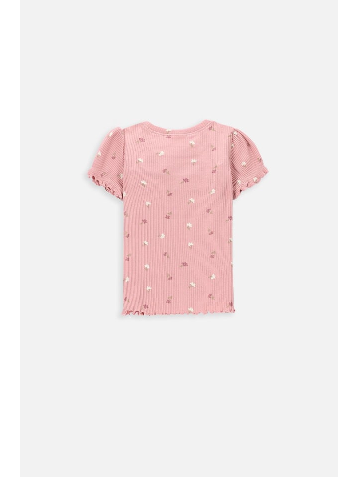 Coccodrillo T-Shirt mit kurzen Ärmeln in gedämpftes Rosa günstig kaufen