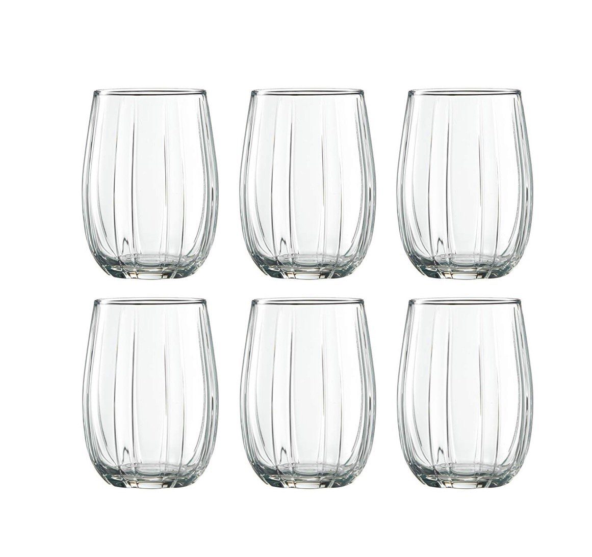 Pasabahce Glas Linka 420405 6-Teilig Trinkglas Su Bardagi Gläser Wassergläser Becher
