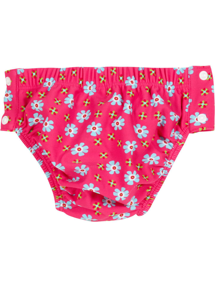 Playshoes UV-Schutz Windelhose Blumen zum Knöpfen in Pink günstig kaufen 62/68