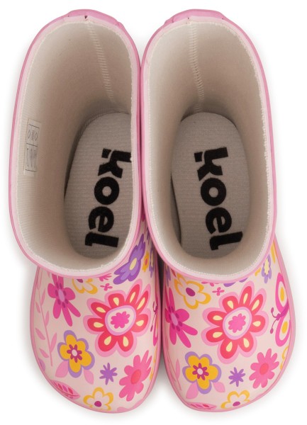Koel ~ Gummistiefel ~ Blumen Pink