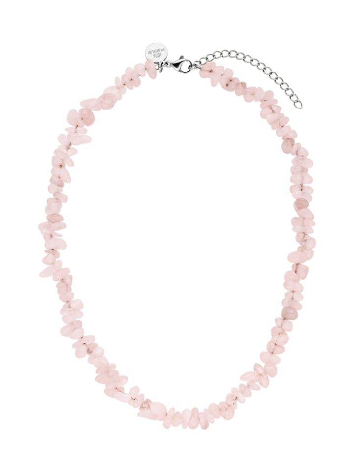 PURELEI Kette Rose Quartz in Silber günstig kaufen onesize