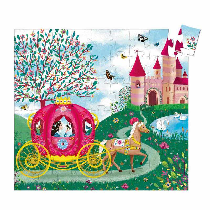 Puzzle Le carrosse d'Elise 54 pièces Djeco