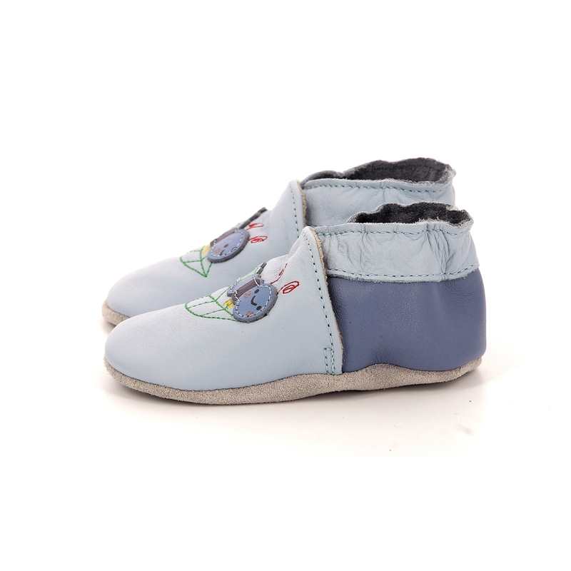 Chaussons cuir Krunchy