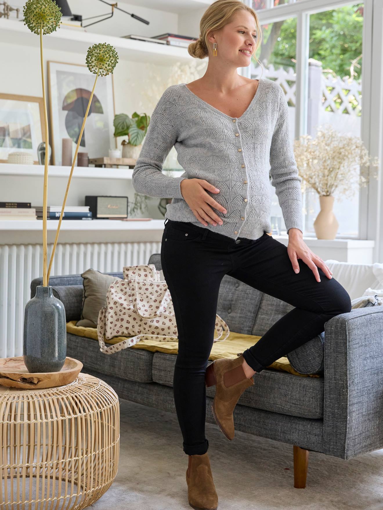 Jean skinny de grossesse stone
