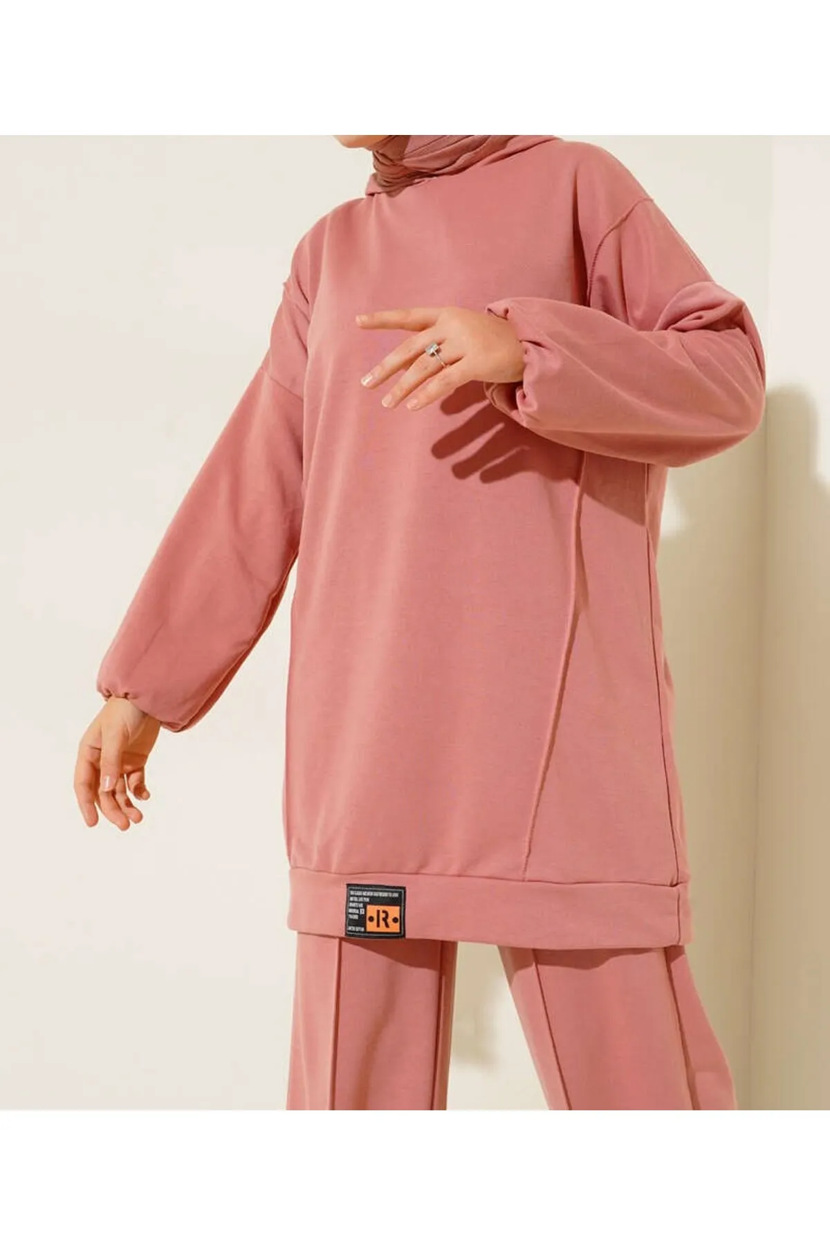VOLT CLOTHİNG  Mit Kapuze besticktes Doppelset