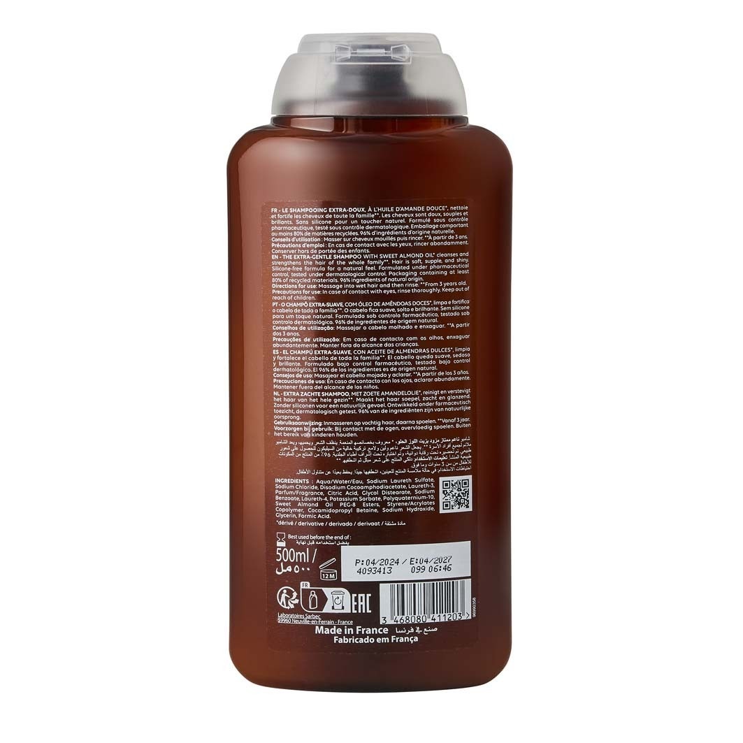 CORINE DE FARME Shampoo extra delicato con olio di mandorle dolci