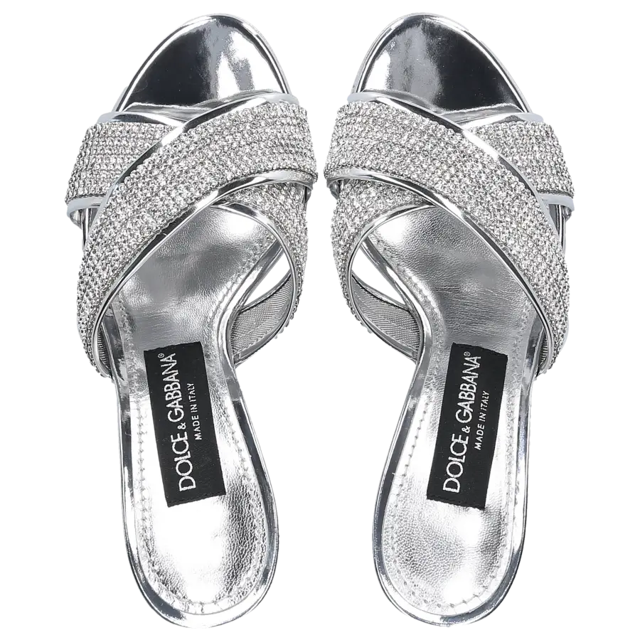 Dolce & Gabbana - Sandalen KEIRA 85 Kalbsleder - grau