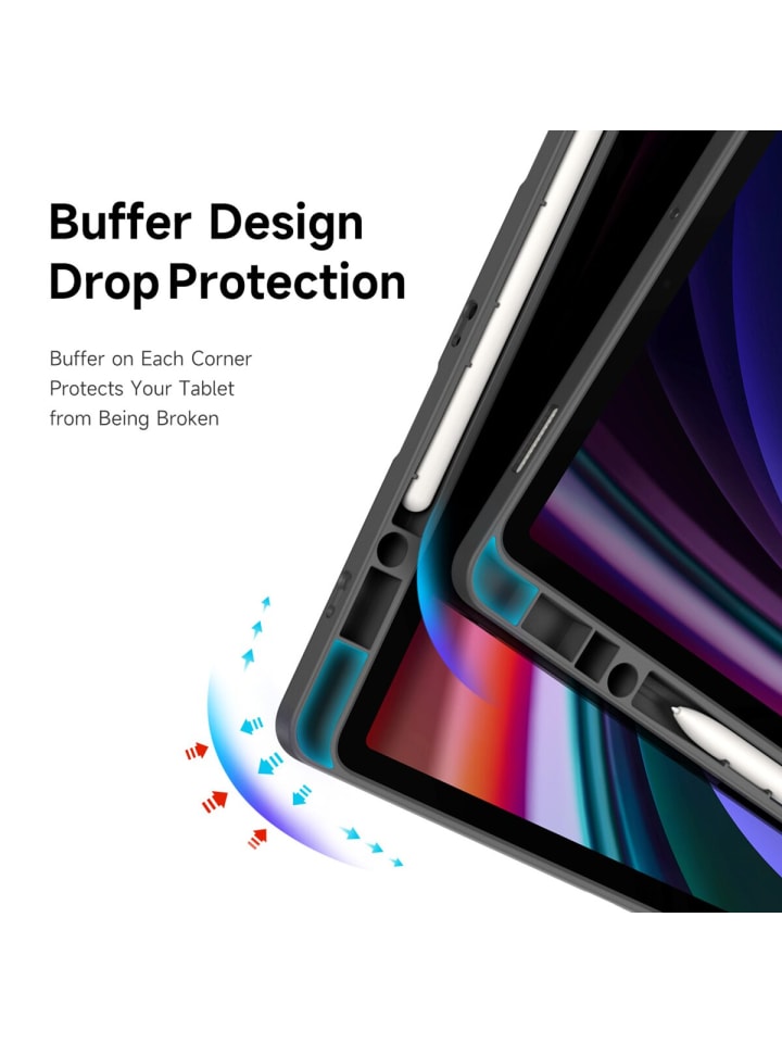 COFI 1453 Magi Hülle für Samsung Galaxy Tab S9 Plus Grau in Grau günstig kaufen L