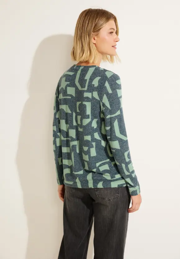 CECIL Shirt mit Letter Print