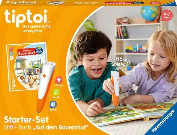 tiptoi® Starter-Set: Stift und Bauernhof-Buch
