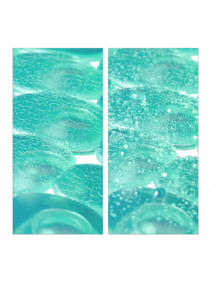 relaxdays Badewannenmatte in Grün - (B)68 x (T)35,5 cm günstig kaufen onesize