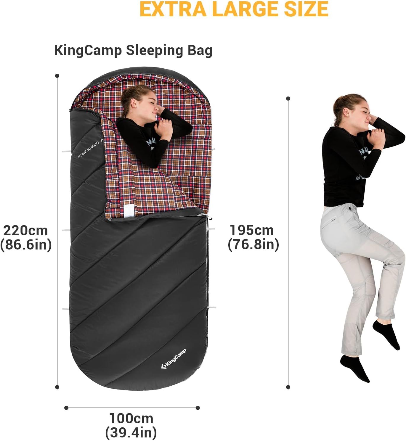 KingCamp Freespace 350 XL Schlafsack
